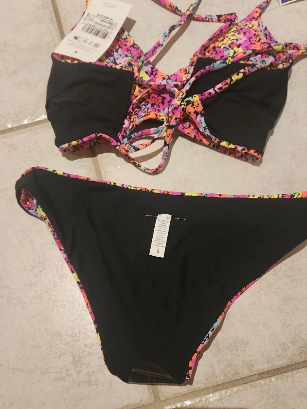 Maaji Pink Multi Floral Bikini Set